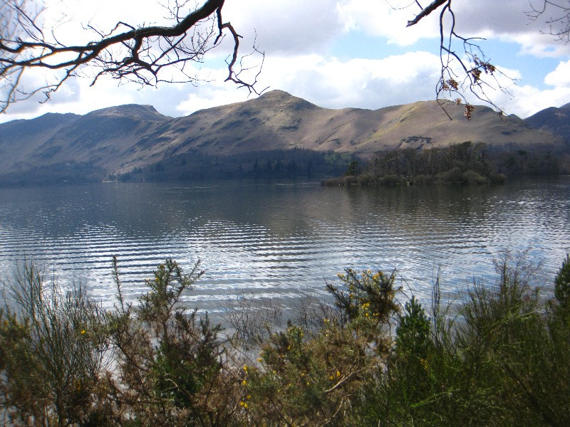 Looking back over to Catbells